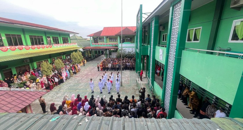 Syahdu dan Khidmat, Upacara HUT RI ke-80 di MAN Binjai
