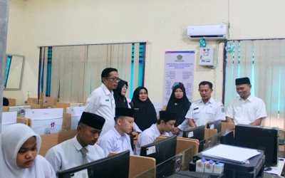 Kakan Kemenag Kota Binjai Monitoring OMI di MAN Binjai